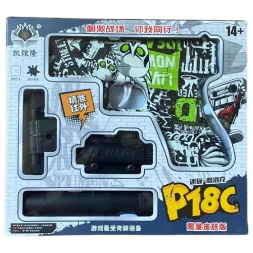 Pistol Hidrogel Silenciador Infrarojo