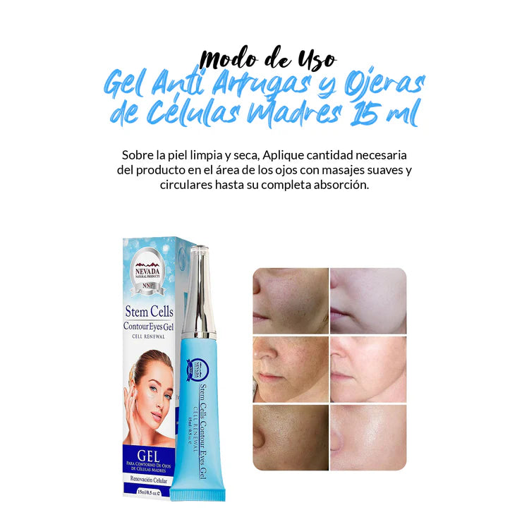 Gel Antiarrugas Y Ojeras Celulas Madre