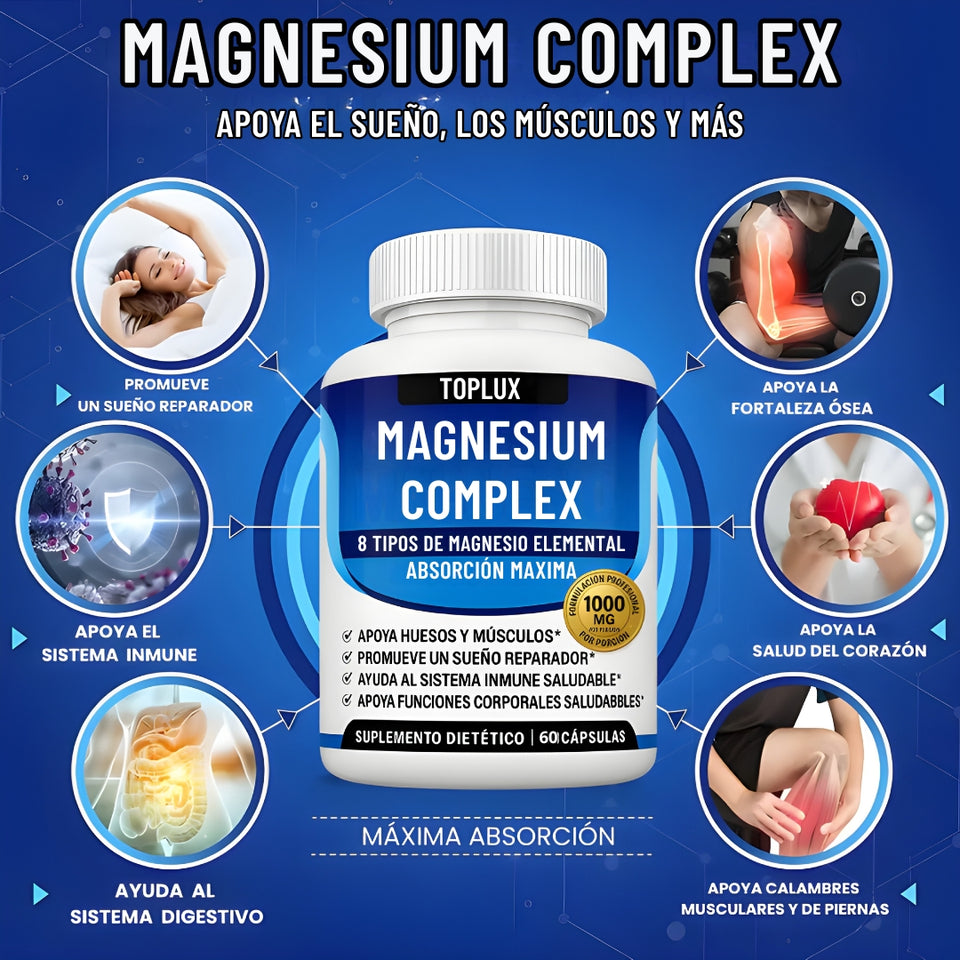 MAGNESIUM COMPLEX 90 CAPSULAS