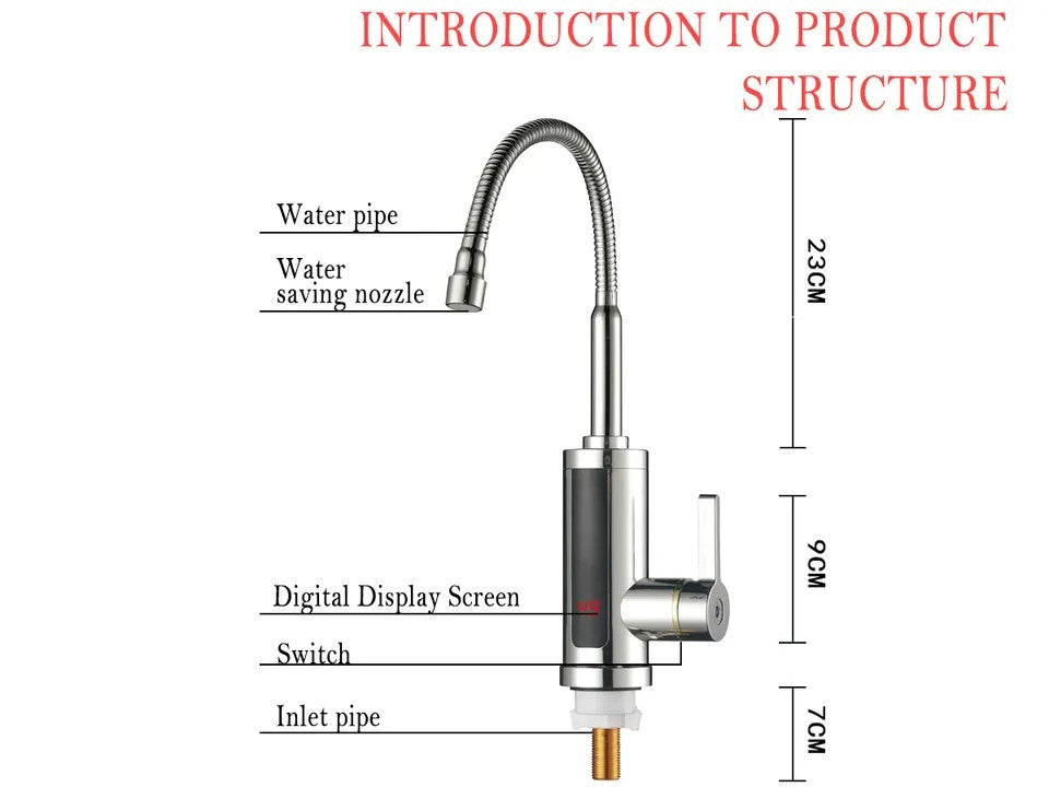 Calentador De Agua Instantaneo De Cocina