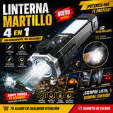 MÁQUINA DE AFEITAR SONAR 3EN1+ LINTERNA MARTILLO 4EN1