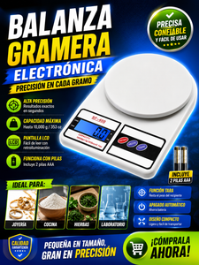 BALANZA GRAMERA ELECTRÓNICA