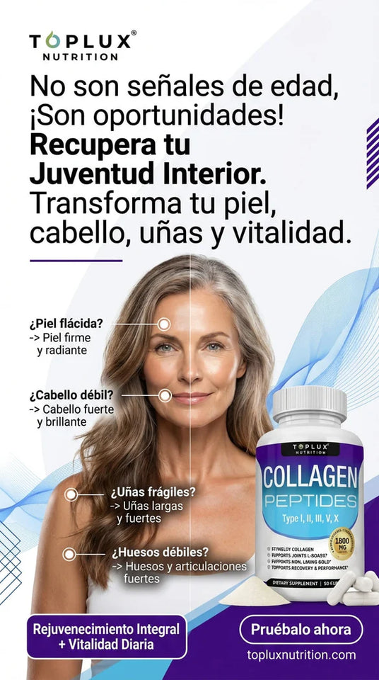 Colageno peptides 5 tipos